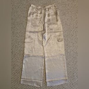 NWOT ZARA Satin Cargo Pants